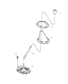 Dodge Ram 1500 Shift Knob Diagram - 5037433AB