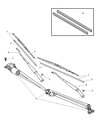 Chrysler Sebring Wiper Motor Diagram - MR987767