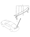 2004 Dodge Stratus Spoiler Diagram - MR641254