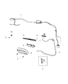 Jeep Wrangler Wiper Arm Diagram - 68362097AA