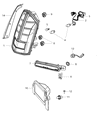Chrysler Back Up Light Diagram - 68154603AA