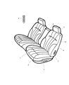 Chrysler Concorde Seat Cushion Diagram - UF801T5AA