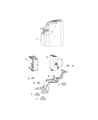 Chrysler ABS Control Module Diagram - 68283579AA