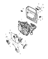 Jeep Renegade Window Motor Diagram - 68268765AA