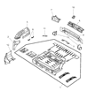 Chrysler PT Cruiser Floor Pan Diagram - 5016289AF