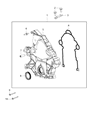 Jeep Grand Wagoneer Timing Cover Diagram - 53022195AM