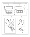 Jeep Thermostat Gasket Diagram - 4893377AA