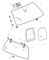 Jeep Liftgate Hinge Diagram - 55360216AC