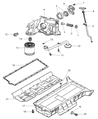 2003 Dodge Viper Timing Cover Diagram - 5037036AC