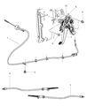 2005 Dodge Magnum Parking Brake Cable Diagram - 4779239AD