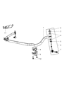 Ram Sway Bar Link Diagram - 68055439AA
