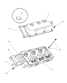 Chrysler Cylinder Head Bolts Diagram - 6503493