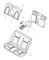Dodge Intrepid Armrest Diagram - TB871T5AA