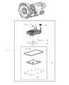 Ram Automatic Transmission Filter Diagram - 68266725AB