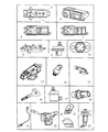 Dodge Intrepid Ignition Lock Assembly Diagram - 5014176AA