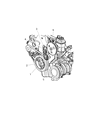 2005 Dodge Neon Belt Tensioner Diagram - 4668509AE