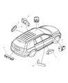 2007 Chrysler Pacifica Dome Light Diagram - 4685887AA