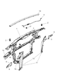 Dodge Nitro Front Cross-Member Diagram - 55113328AB