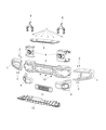 Jeep Wrangler Bumper Diagram - 68276675AA