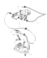 Dodge Ram 3500 Accelerator Cable Diagram - 53032665AA
