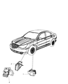 Chrysler ABS Control Module Diagram - 68067420AA