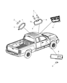 Ram Dakota Dome Light Diagram - 5JG55BD1AC