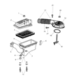 Dodge Durango Air Filter Box Diagram - 53031770AB