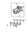 Jeep Commander Exhaust Manifold Diagram - 53013599AB