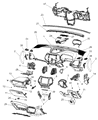 Jeep Glove Box Diagram - 1UH81DX9AC