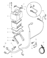 Chrysler Sebring Battery Cable Diagram - MR301390