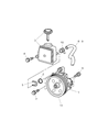 Chrysler Crossfire Power Steering Pump Diagram - 5097051AA
