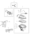 Dodge Air Filter Box Diagram - 53011130AA