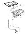 Ram Oil Pan Diagram - 4893207AA