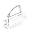 Chrysler Door Check Diagram - 68145319AC