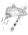 Ram 2500 Transfer Case Diagram - 68206410AB