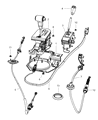 Jeep Wrangler Shift Cable Diagram - 52060462AE