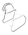 Dodge Viper Weather Strip Diagram - 68096405AC