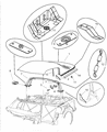 1999 Dodge Viper Weather Strip Diagram - 4848907AA