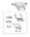 Ram 1500 Classic Power Window Switch Diagram - 68148894AA