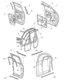 Dodge Ram 3500 Weather Strip Diagram - 55276203AC