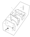 Dodge Dakota Instrument Cluster Diagram - 56045549AI