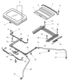 2001 Chrysler Sebring Sunroof Diagram - MR384486