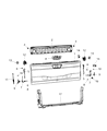 Ram 3500 Tailgate Handle Diagram - 6RN821BJAA