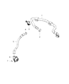 Jeep Cherokee Crankcase Breather Hose Diagram - 68105838AB