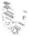 Dodge Intrepid Intake Manifold Gasket Diagram - 4663852