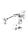Dodge Caliber Steering Column Cover Diagram - 1DC96XDVAA