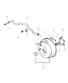Dodge Stratus Brake Booster Diagram - MR527043