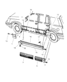 1997 Jeep Grand Cherokee Door Moldings Diagram - 5FZ00MFDAA