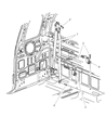 1998 Dodge Dakota Seat Belt Diagram - 5DW29RK5
