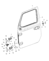 Jeep Door Check Diagram - 68349628AB
